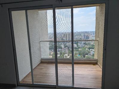 Balcony Image of 1000 Sq.ft 2 BHK Apartment / Flat for rent in Goel Ganga Ganga Dham Towers, Ganga Dham Pune for Rs. 29000