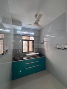 Kitchen Image of 550 Sq.ft 1 BHK Apartment / Flat for rent in Ekveera Chandrangan Residency, Diva Thane for Rs. 13000