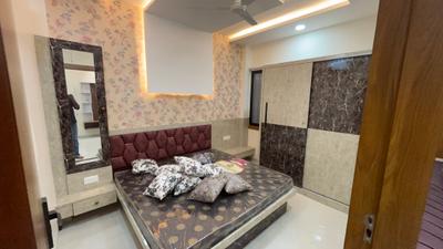 Bedroom Image of 550 Sq.ft 1 BHK Builder Floor for rent in Mahalakshmi Nagar Indore for Rs. 18500