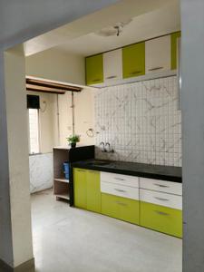 Kitchen Image of 645 Sq.ft 2 BHK Apartment / Flat for rent in Kumbare Fusion City, Kondhawe-Dhawade Pune for Rs. 20000