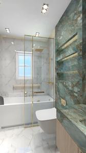 Bathroom Image of 2300 Sq.ft 3 BHK Duplex for rent in Unnati Palm Valley, Sector 12A Panchkula for Rs. 27000