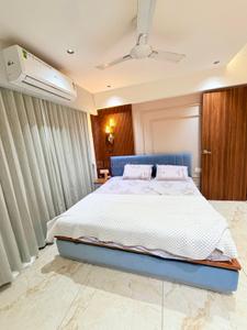 Bedroom Image of 3450 Sq.ft 3 BHK Apartment / Flat for rent in Iscon Ambli Road Ahmedabad for Rs. 100000
