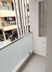 Balcony Image of 1270 Sq.ft 3 BHK Apartment / Flat for rent in Perumbakkam Chennai for Rs. 30000