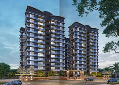 Image of 2160 Sq.ft 3 BHK Apartment / Flat for sale in Vesu, Surat for Rs. 11800000