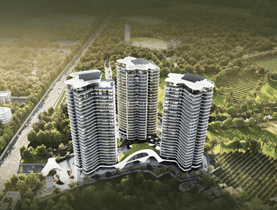 Image of 1490 Sq.ft 3 BHK Apartment / Flat for sale in Evos Amani, Chandaka, Bhubaneswar for Rs. 13600000