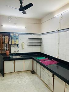 Kitchen Image of 250 Sq.ft 4.5 BHK Independent House for rent in Ghatlodiya Ahmedabad for Rs. 45000