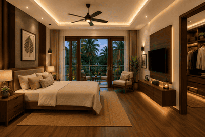Bedroom Image of 2000 Sq.ft 3 BHK Villa for sale in Mannuthy Thrissur for Rs. 11800000