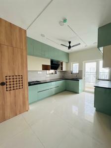 Kitchen Image of 2210 Sq.ft 3 BHK Apartment / Flat for rent in Spectra, Financial District Hyderabad for Rs. 80000