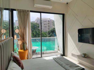Bedroom Image of 729 Sq.ft 2 BHK Apartment / Flat for rent in ACME Ozone Phase 2, Thane West Thane for Rs. 39000