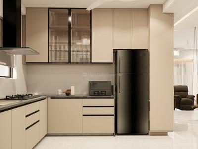 Kitchen Image of 2061 Sq.ft 3 BHK Apartment / Flat for rent in Sattvam, Adajan Gam Surat for Rs. 50000
