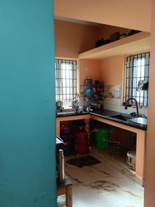Kitchen Image of 1200 Sq.ft 3 BHK Duplex for rent in Vengadamangalam Chennai for Rs. 19500
