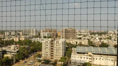 Living Room Image of 2000 Sq.ft 3 BHK Apartment / Flat for rent in Tulsi Shyam Saanvi, Chandkheda Ahmedabad for Rs. 42000