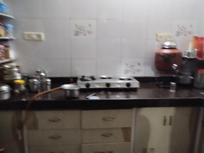 Kitchen Image of 1200 Sq.ft 1 BHK Builder Floor for rent in Ghatlodiya Ahmedabad for Rs. 11500