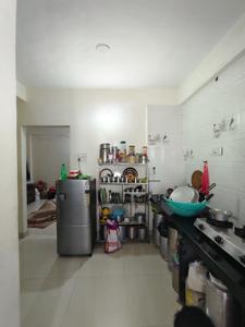 Kitchen Image of 600 Sq.ft 1 BHK Apartment / Flat for rent in Pimple Gurav Pune for Rs. 13500
