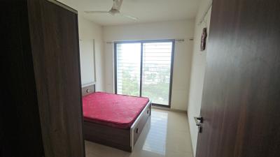Bedroom Image of 1450 Sq.ft 3 BHK Apartment / Flat for rent in Parksyde Homes, Hanuman Nagar Nashik for Rs. 24000