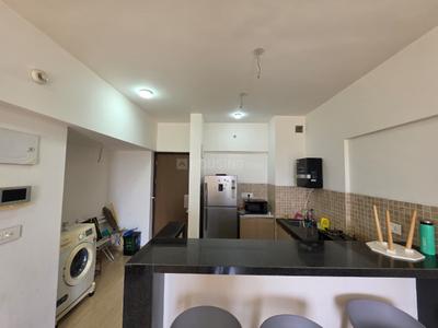 Kitchen Image of 639 Sq.ft 1 BHK Apartment / Flat for rent in Lodha Belmondo, Gahunje Pune for Rs. 40000