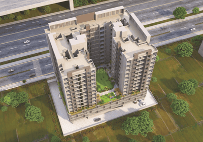Image of 610 Sq.ft 1 BHK Apartment / Flat for sale in Girija Sky Empire, Pushpak Nagar, Navi Mumbai for Rs. 4100000