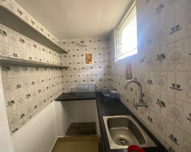 Kitchen Image of 300 Sq.ft 1 BHK Penthouse for rent in Ganganagar Bengaluru for Rs. 20000