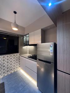 Kitchen Image of 555 Sq.ft 1 BHK Apartment / Flat for rent in Eroor Kochi for Rs. 35000