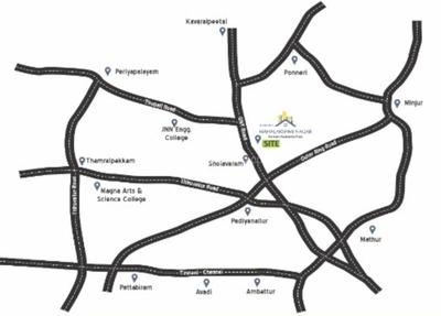 Image of 2400 Sq.ft Residential Plot / Land for sale in Karanodai, Chennai for Rs. 3336000