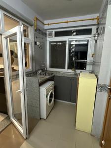 Kitchen Image of 1080 Sq.ft 2 BHK Apartment / Flat for rent in Adani The Meadows, Shantigram Ahmedabad for Rs. 40000