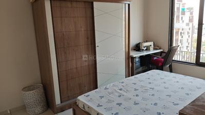 Bedroom Image of 1100 Sq.ft 2 BHK Apartment / Flat for sale in Saanvi Nirman Stella, Bopal Ahmedabad for Rs. 7400000