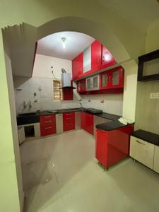 Kitchen Image of 1300 Sq.ft 2 BHK Duplex for rent in Bedarahalli Bengaluru for Rs. 25000