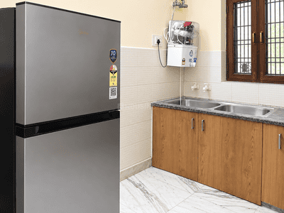 Kitchen Image of 1000 Sq.ft 1 RK Independent House for rent in Sector 32 Faridabad for Rs. 15000