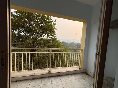 Balcony Image of 1750 Sq.ft 3 BHK Apartment / Flat for rent in New Town Kolkata for Rs. 31000