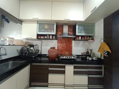 Kitchen Image of 1600 Sq.ft 3 BHK Apartment / Flat for rent in Shivaji Nagar Pune for Rs. 80000