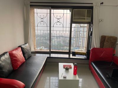 Hall Image of 650 Sq.ft 1 BHK Apartment / Flat for rent in Pegasus Tower, Andheri West Mumbai for Rs. 65000