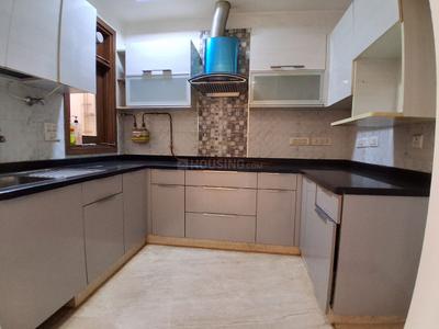 Kitchen Image of 1440 Sq.ft 3 BHK Builder Floor for rent in Swaraj Homes RWA Chittaranjan Park Block K, Chittaranjan Park New Delhi for Rs. 90000