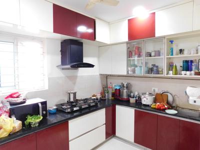 Kitchen Image of 1595 Sq.ft 3 BHK Apartment / Flat for sale in Alekhya Palm Woods, Financial District Hyderabad for Rs. 19000000
