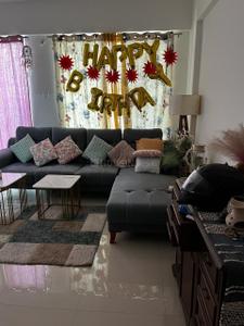 Hall Image of 1000 Sq.ft 2 BHK Apartment / Flat for rent in Guardian Eastern Meadows, Upper Kharadi Pune for Rs. 45000