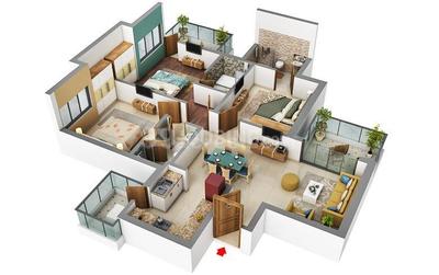 Image of 2579 Sq.ft 3.5 BHK Apartment / Flat for sale in Adani M2K Oyster Grande, Sector 102, Gurgaon for Rs. 32500000