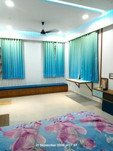 Bedroom Image of 3000 Sq.ft 3 BHK Independent House for rent in Thaltej Ahmedabad for Rs. 75000
