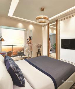 Bedroom Image of 820 Sq.ft 2 BHK Apartment / Flat for sale in Lodha Divino, Matunga East Mumbai for Rs. 38500000