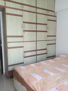 Bedroom Image of 1350 Sq.ft 2 BHK Apartment / Flat for rent in Aaryan City, Gota Ahmedabad for Rs. 25000