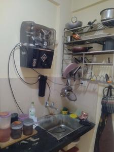 Kitchen Image of 1120 Sq.ft 3 BHK Apartment / Flat for rent in Srijan Greenfield City, Maheshtala Kolkata for Rs. 18000