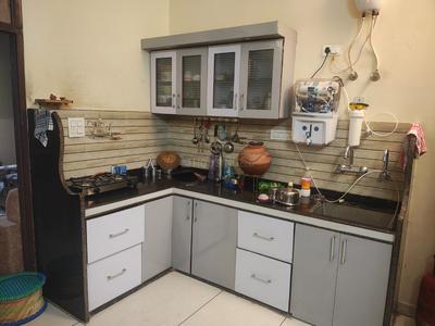 Kitchen Image of 1000 Sq.ft 3 BHK Duplex for sale in Peethawas Jaipur for Rs. 7500000