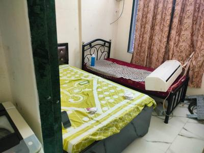 Bedroom Image of 525 Sq.ft 1 BHK Builder Floor for rent in Rabale Navi Mumbai for Rs. 25500