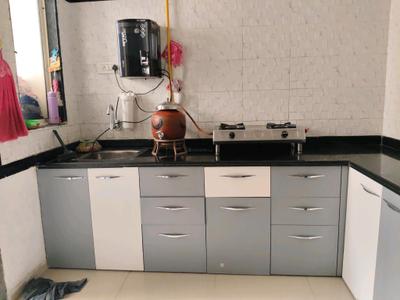 Kitchen Image of 1500 Sq.ft 3 BHK Apartment / Flat for sale in Indraprasth Shivanta, Ambli Ahmedabad for Rs. 16800000