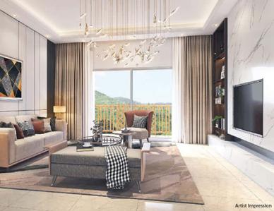 Hall Image of 1420 Sq.ft 3 BHK Apartment / Flat for sale in Tulip Infinity Avana, Punawale Pune for Rs. 14923232