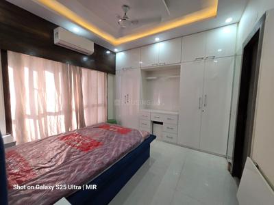 Bedroom Image of 1210 Sq.ft 3 BHK Apartment / Flat for rent in Siddha Galaxia, Rajarhat Kolkata for Rs. 45000