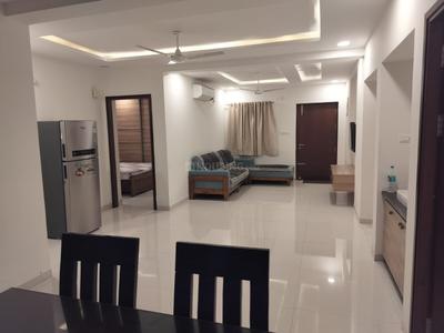 Hall Image of 1600 Sq.ft 3 BHK Apartment / Flat for rent in Alekhya Palm Woods, Financial District Hyderabad for Rs. 72000