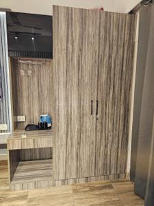 Bedroom Image of 435 Sq.ft 1 RK Studio for rent in Paramount Pine And Oak Studio, Surajpur Greater Noida for Rs. 18000