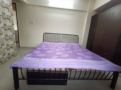 Bedroom Image of 650 Sq.ft 1 BHK Apartment / Flat for rent in Kuber Pioneer Park, Thane West Thane for Rs. 25000