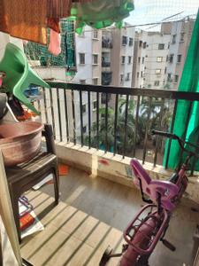 Balcony Image of 1400 Sq.ft 2 BHK Apartment / Flat for sale in Shivam Developers Atladara Sahjanand Flats, Atladara Vadodara for Rs. 3350000