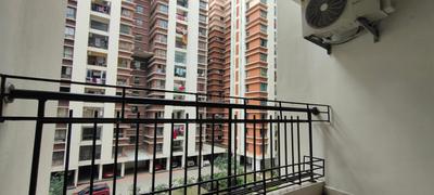 Balcony Image of 1170 Sq.ft 3 BHK Apartment / Flat for rent in DTC Southern Heights, Joka Kolkata for Rs. 40000
