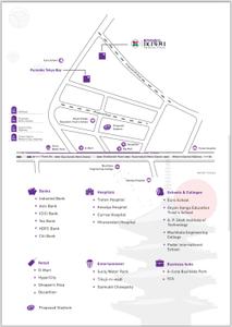 Image of 555 Sq.ft 2 BHK Apartment / Flat for sale in Puraniks Ikigai Phase 2, Thane West, Thane for Rs. 6700000